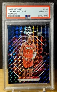 2022 Jabari Smith Jr. Panini Mosaic Genesis Prizm Rookie RC SSP PSA 10 Case Hit - Bild 1 von 5