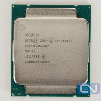 Intel Xeon E5-2690 v3 12 Core 30MB 2.6GHz SR1XN LGA 2011-3 B Grade CPU Processor - Image 1 of 4