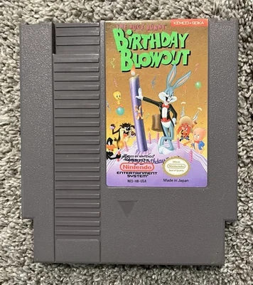 The Bugs Bunny Birthday Blowout (Nintendo Entertainment System, 1990) Clean NES - Image 1 of 4
