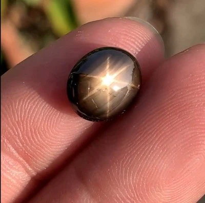 5ct+ Wonderful 100% Natural Black Star Sapphire - Image 1 of 2