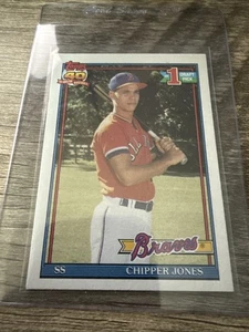Chipper Jones 1991 Topps #333 radiocontrol envío rápido - Imagen 1 de 2