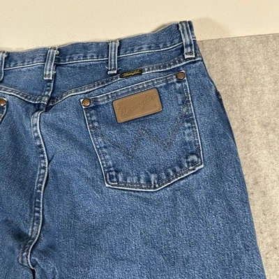 Vintage Wrangler 13MWZGK Bootcut Denim Jeans Mens 33 (32x32) USA - Image 1 of 4
