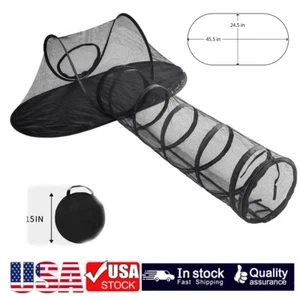 Travel Outdoor Portable Pet Play Tent Playpen Cage Enclosure with Tunnel US - Picture 1 of 9