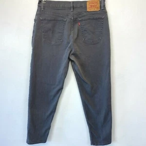 Vintage Levi 550 Mom Jeans Gray size 16 34x29 Relaxed Tapered made Brazil P2 - Picture 1 of 8