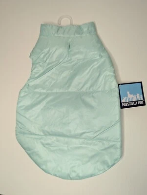NWT Pawsitively Fun Large Light Blue Pet Jacket "Warm & Cozy Sherpa" - Image 1 of 4