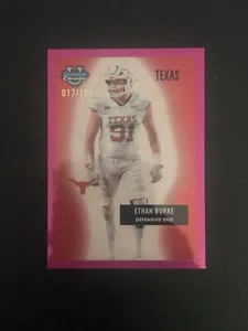2024 Bowman University Chrome • Ethan Burke • 1955 Fuchsia Refractor /150 Texas - Picture 1 of 2