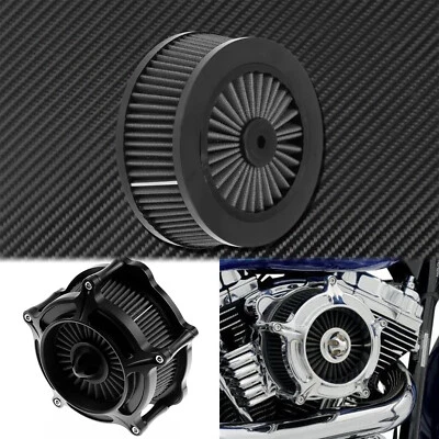 Elemento de montaje de admisión de filtro de aire gris para motocicleta apto para Harley Touring Softail Foto 1 de 4