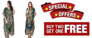 NEW WOMENS LADIES KAFTAN LONG DRESS AFRICAN DRESS SUMMER WEAR DASHIKI - Picture 1 of 24