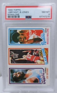 1980 Topps J.Bryant, B.Jones M.Malone PSA como nuevo 8 - Imagen 1 de 2