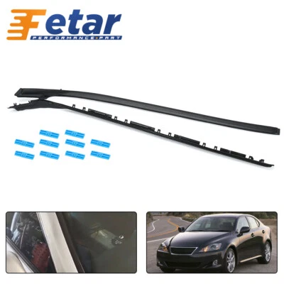 Juego de molduras de parabrisas para Lexus IS250 IS350 IS-F LH + RH 2006-2014 7555253020 Foto 1 de 4