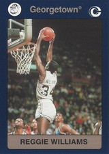 1991 Collegiate Collection Georgetown Hoyas #4 Reggie Williams
