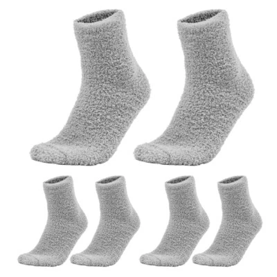 3 Pairs Adult Slipper Socks Home Winter Room Socks Men Sleeping Socks - Image 1 of 4