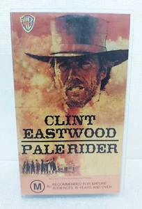 PALE RIDER CLINT EASTWOOD WESTERN Action Thriller VHS LIKE NEW - Picture 1 of 4