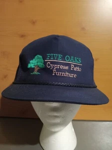 Five Oaks Cypress Patio Furniture Snapback Cap blau OSFA Vintage Baseball Truckermütze - Bild 1 von 3
