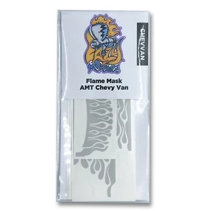 Flame Painting Template Stencil for AMT 1/25 Chevy Van - Picture 1 of 2