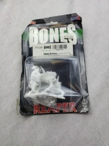 Reaper Bones 77329 Silver Dragon - Picture 1 of 5