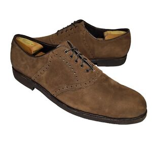 FOOTJOY Classics VIBRAM GUMLITE SADDLE Shoes Mens 14 A Oxford Lace Up