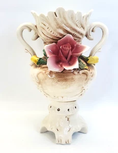 Bassano Italy Keramik Vase Gefäß Kanne keine Chips oder Risse. Crazing Inside & Out - Bild 1 von 16