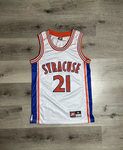 Rare Vintage Nike 94-95 Syracuse Orange Authentic Lawrence Moten Jersey sz 36 S Cover