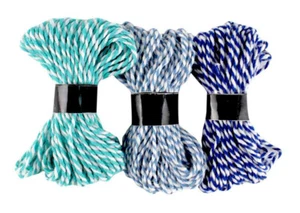 Cuerda Bicolor 10 M Azul Claro Azul Oscuro Menta 3 Piezas - Picture 1 of 1