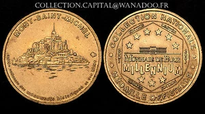 Tourist Token Le Mont-Saint-Michel. 2001. Ref: 50MSM1/01 - Picture 1 of 1