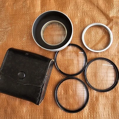 Vivitar 49mm Coated Close-Up Filter 3-Lens Set  +1 +2 +3 Diopters + Case & MORE - Image 1 of 4