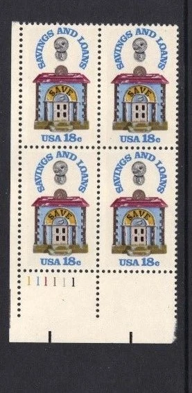 US Scott #1911 Plate Block Fine/Very Fine MNH Cat.Value $1.75            #666x - Image 1 of 1