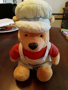 GUC Disney Choo Choo Winne The Pooh Train Conductor 15" Plush Stuffed Animal - Picture 1 of 8
