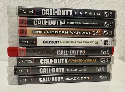 Call Of Duty PS3 Game Lot x8 Black Ops 1 2 Modern Advanced Warfare 2 3 4 Ghosts - Image 1 of 4