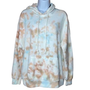 Felpa con cappuccio da donna Wild Fable cravatta tinta colori pastello X-Large - Foto 1 di 8