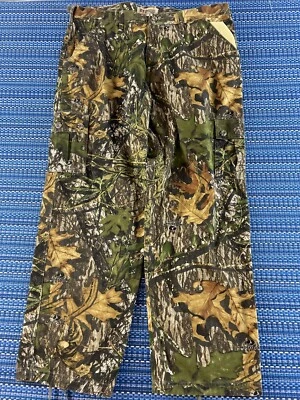 Pantalones camuflados Russell Outdoors para hombre REAL 40x32 XL roble musgo peso medio carga #7286 Foto 1 de 4