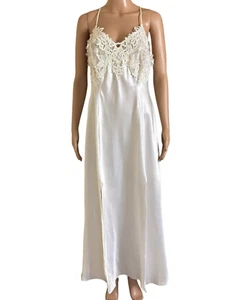 Vintage Cacique Lingerie Gown Lace Bridal Glam Size Medium - Picture 1 of 12
