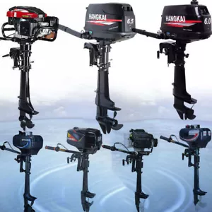 2/4 Stroke Outboard Motor Fishing Boat Engine Air /water-cooling System CDI - Picture 1 of 61
