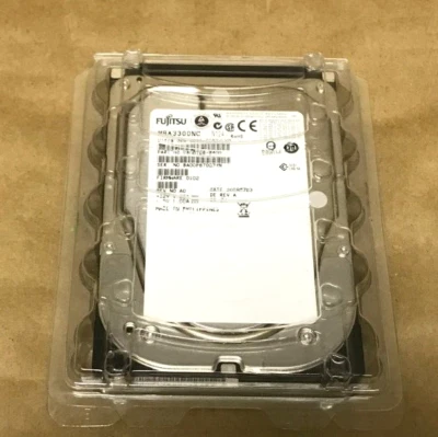 Hard Drive Fujitsu MBA3300NC 300GB 15000U/Min 8MB SCSI U320 80-pin 3.5 " Inch - Image 1 of 2