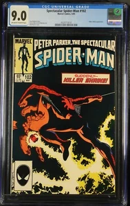 SPECTACULAR SPIDER-MAN #102 - Classic John Byrne Cover - CGC 9.0 Marvel 4/85 - Picture 1 of 2
