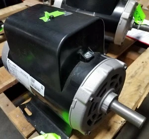 NEW CENTURY 5 HP 1 PHASE COMPRESSOR DUTY MOTOR  B384 / 7/8" DIA SHAFT - Picture 1 of 2