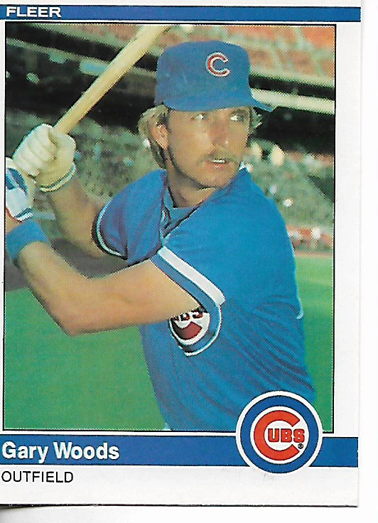 1984 Fleer Gary Woods Card - Image 1 of 1