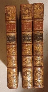 Jean RACINE, Œuvres (Paris, 1760) 3 volumes in-4° illustrations in & out of text. - Picture 1 of 24