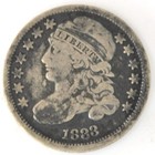 1833 Capped Bust Dime High Last 3 Variety Us 10 Cent Silver Coin