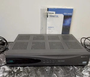 Humax Vintage Satellite Receiver IRCI-5400Z With Manual + Remote! - Picture 1 of 12