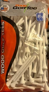 Pride Sports Pride Golf Tee , 3-1/4 Wood Golf Tees, White - 90 Count - Picture 1 of 2