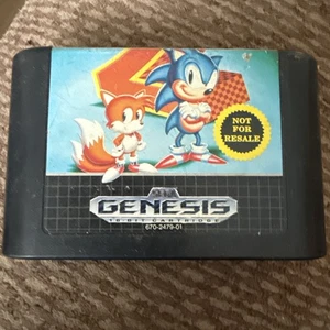 Game Only Sonic the Hedgehog 2 (SEGA Genesis, 1992) Cartridge Only UNTESTED - Picture 1 of 2