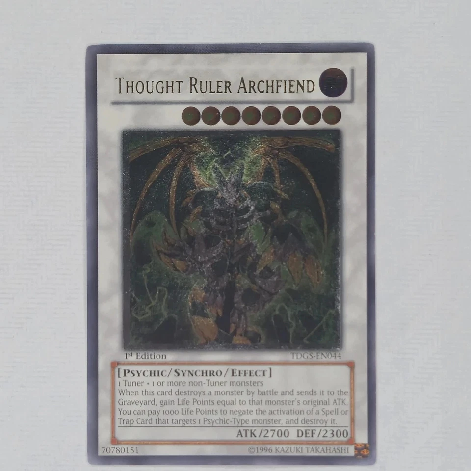 Thought Ruler Archfiend TDGS-EN044 The Duelist Genesis Ultimate Rare 1st edition - Image 1 of 3