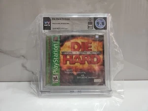 WATA Graded 9.8 A++ Sony PlayStation Sealed Die Hard Trilogy Greatest Hits - Picture 1 of 11