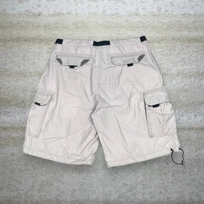 Pantalones Cortos Carga Vintage Y2K Sonoma 34x11 Bronceado Cintura Ajustable 11" Entrepierna Foto 1 de 4