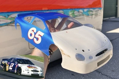 BoLink RC 1:10 Ford Taurus Stock Car CUSTOM PAINTED Body Shell USED Oval - Image 1 of 4