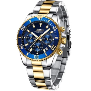 Orologio Analogico al Quarzo Uomo con Cinturino in Acciaio Inossidabile - Foto 1 di 12