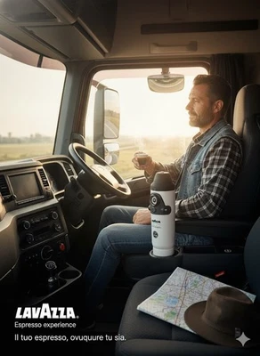 MACCHINA DA CAFFÈ PORTATILE DA VIAGGIO LAVAZZA 12V  140W AUTO CAMION CAMPER - Imagen 1 de 4