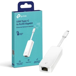 Adapter sieciowy TP-Link USB typu C na RJ45 Gigabit Ethernet, USB 3.0 idealny dla U - Zdjęcie 1 z 7