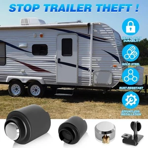 New Trailer Lock Fits 2-5/16 Inch Coupler, Upgrade Anti Theft, Heavy-Duty Steel - Picture 1 of 5